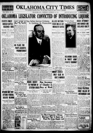 Oklahoma City Times (Oklahoma City, Okla.), Vol. 28, No. 196, Ed. 1 Thursday, November 16, 1916
