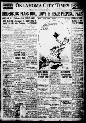 Oklahoma City Times (Oklahoma City, Okla.), Vol. 28, No. 235, Ed. 1 Monday, January 1, 1917