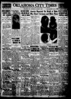 Oklahoma City Times (Oklahoma City, Okla.), Vol. 28, No. 237, Ed. 1 Wednesday, January 3, 1917