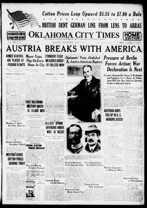 Oklahoma City Times (Oklahoma City, Okla.), Vol. 29, No. 7, Ed. 1 Monday, April 9, 1917