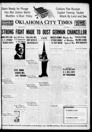Oklahoma City Times (Oklahoma City, Okla.), Vol. 29, No. 21, Ed. 1 Wednesday, April 25, 1917