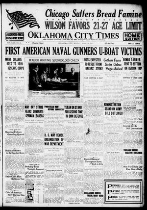 Oklahoma City Times (Oklahoma City, Okla.), Vol. 29, No. 25, Ed. 1 Monday, April 30, 1917