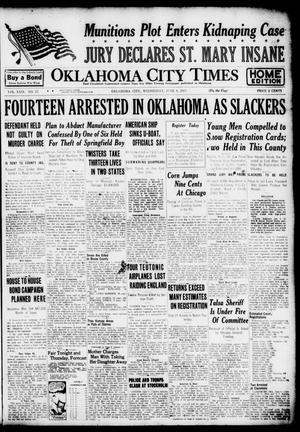Oklahoma City Times (Oklahoma City, Okla.), Vol. 29, No. 57, Ed. 1 Wednesday, June 6, 1917