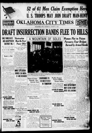 Oklahoma City Times (Oklahoma City, Okla.), Vol. 29, No. 108, Ed. 1 Saturday, August 4, 1917