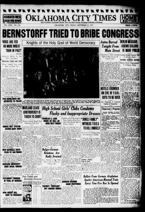 Oklahoma City Times (Oklahoma City, Okla.), Vol. 29, No. 150, Ed. 1 Friday, September 21, 1917