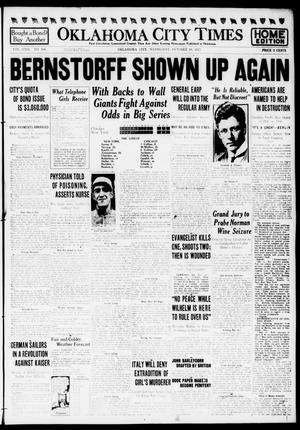 Oklahoma City Times (Oklahoma City, Okla.), Vol. 29, No. 166, Ed. 1 Wednesday, October 10, 1917