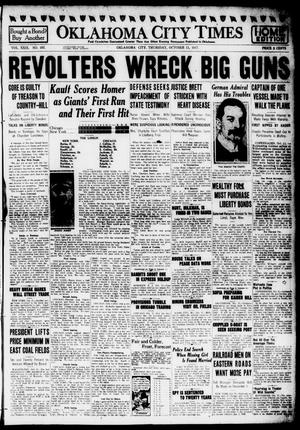 Oklahoma City Times (Oklahoma City, Okla.), Vol. 29, No. 167, Ed. 1 Thursday, October 11, 1917