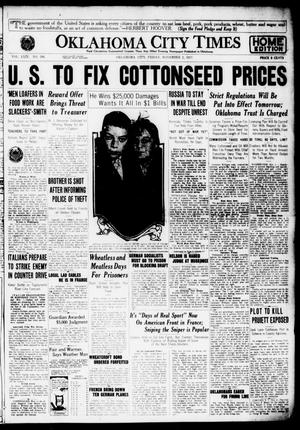 Oklahoma City Times (Oklahoma City, Okla.), Vol. 29, No. 186, Ed. 1 Friday, November 2, 1917