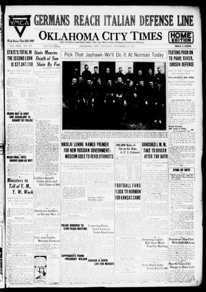 Oklahoma City Times (Oklahoma City, Okla.), Vol. 29, No. 193, Ed. 1 Saturday, November 10, 1917