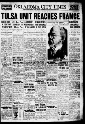 Oklahoma City Times (Oklahoma City, Okla.), Vol. 29, No. 210, Ed. 1 Friday, November 30, 1917