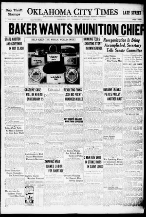 Oklahoma City Times (Oklahoma City, Okla.), Vol. 29, No. 267, Ed. 1 Wednesday, February 6, 1918
