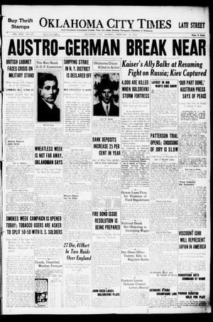 Oklahoma City Times (Oklahoma City, Okla.), Vol. 29, No. 277, Ed. 1 Monday, February 18, 1918