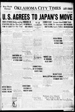Oklahoma City Times (Oklahoma City, Okla.), Vol. 29, No. 290, Ed. 1 Tuesday, March 5, 1918