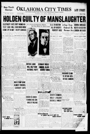 Oklahoma City Times (Oklahoma City, Okla.), Vol. 29, No. 293, Ed. 1 Friday, March 8, 1918