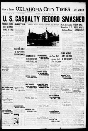 Oklahoma City Times (Oklahoma City, Okla.), Vol. 29, No. 299, Ed. 1 Friday, March 15, 1918