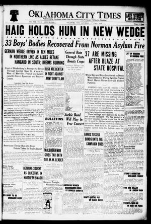 Oklahoma City Times (Oklahoma City, Okla.), Vol. 30, No. 12, Ed. 1 Saturday, April 13, 1918