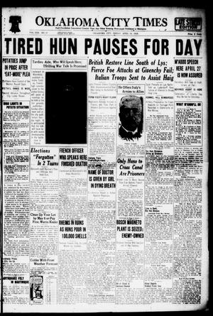 Oklahoma City Times (Oklahoma City, Okla.), Vol. 30, No. 17, Ed. 1 Friday, April 19, 1918