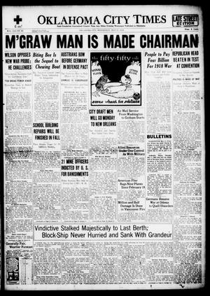 Oklahoma City Times (Oklahoma City, Okla.), Vol. 30, No. 39, Ed. 1 Wednesday, May 15, 1918