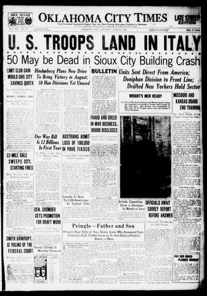 Primary view of Oklahoma City Times (Oklahoma City, Okla.), Vol. 30, No. 75, Ed. 1 Saturday, June 29, 1918