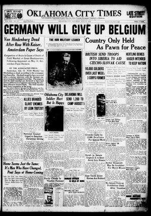Oklahoma City Times (Oklahoma City, Okla.), Vol. 30, No. 87, Ed. 1 Saturday, July 13, 1918