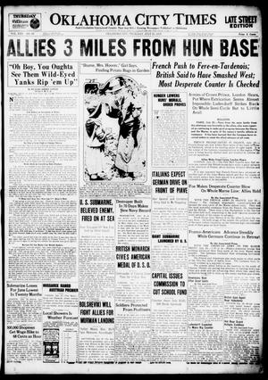 Oklahoma City Times (Oklahoma City, Okla.), Vol. 30, No. 97, Ed. 1 Thursday, July 25, 1918