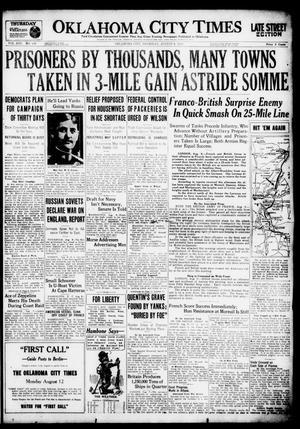Oklahoma City Times (Oklahoma City, Okla.), Vol. 30, No. 109, Ed. 1 Thursday, August 8, 1918