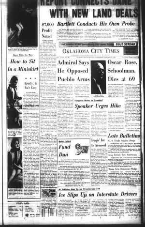 Primary view of object titled 'Oklahoma City Times (Oklahoma City, Okla.), Vol. 79, No. 296, Ed. 2 Wednesday, January 29, 1969'.
