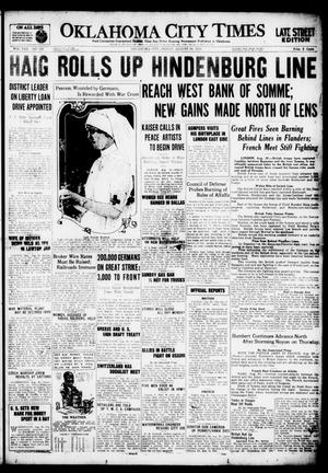 Oklahoma City Times (Oklahoma City, Okla.), Vol. 30, No. 128, Ed. 1 Friday, August 30, 1918