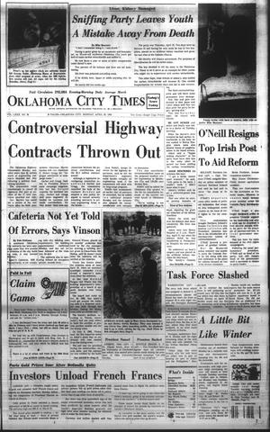 Primary view of object titled 'Oklahoma City Times (Oklahoma City, Okla.), Vol. 80, No. 58, Ed. 1 Monday, April 28, 1969'.