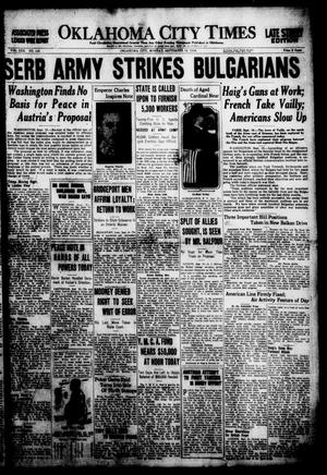 Oklahoma City Times (Oklahoma City, Okla.), Vol. 30, No. 142, Ed. 1 Monday, September 16, 1918