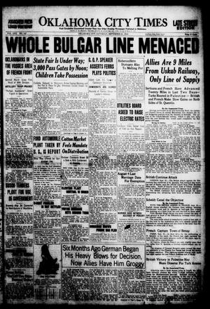 Oklahoma City Times (Oklahoma City, Okla.), Vol. 30, No. 147, Ed. 1 Saturday, September 21, 1918