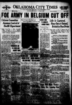 Oklahoma City Times (Oklahoma City, Okla.), Vol. 30, No. 169, Ed. 1 Thursday, October 17, 1918