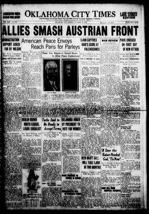 Oklahoma City Times (Oklahoma City, Okla.), Vol. 30, No. 176, Ed. 1 Friday, October 25, 1918