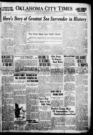 Oklahoma City Times (Oklahoma City, Okla.), Vol. 30, No. 200, Ed. 1 Friday, November 22, 1918