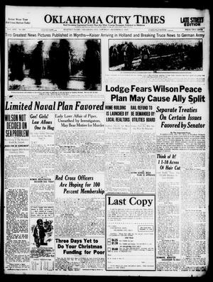 Oklahoma City Times (Oklahoma City, Okla.), Vol. 30, No. 225, Ed. 1 Saturday, December 21, 1918