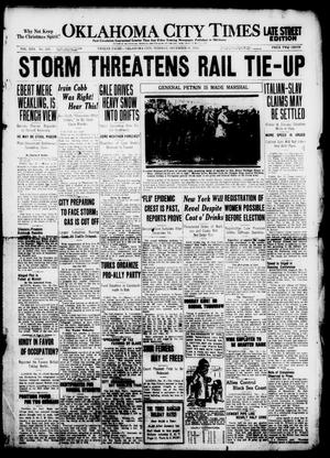Oklahoma City Times (Oklahoma City, Okla.), Vol. 30, No. 233, Ed. 1 Tuesday, December 31, 1918
