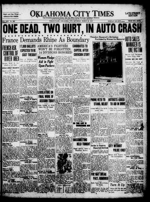 Oklahoma City Times (Oklahoma City, Okla.), Vol. 30, No. 304, Ed. 1 Saturday, March 29, 1919