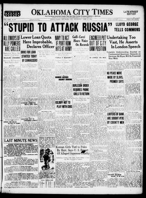 Oklahoma City Times (Oklahoma City, Okla.), Vol. 31, No. 6, Ed. 1 Wednesday, April 16, 1919