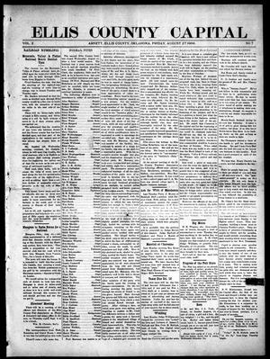 Ellis County Capital (Arnett, Okla.), Vol. 2, No. 7, Ed. 1 Friday, August 27, 1909