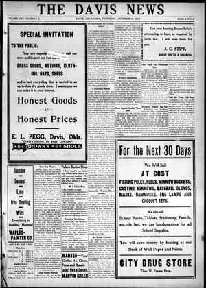 The Davis News (Davis, Okla.), Vol. 16, No. 2, Ed. 1 Thursday, October 14, 1909
