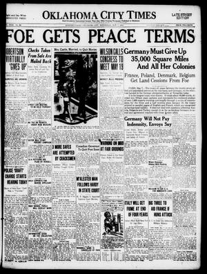 Oklahoma City Times (Oklahoma City, Okla.), Vol. 31, No. 24, Ed. 1 Wednesday, May 7, 1919