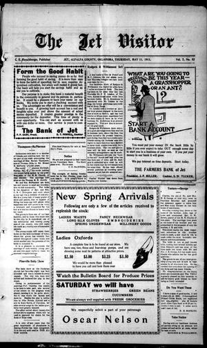 The Jet Visitor (Jet, Okla.), Vol. 7, No. 52, Ed. 1 Thursday, May 11, 1911