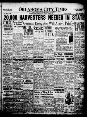 Oklahoma City Times (Oklahoma City, Okla.), Vol. 31, No. 65, Ed. 1 Tuesday, June 24, 1919