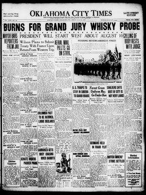 Oklahoma City Times (Oklahoma City, Okla.), Vol. 31, No. 92, Ed. 1 Friday, July 25, 1919