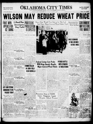 Oklahoma City Times (Oklahoma City, Okla.), Vol. 31, No. 101, Ed. 1 Tuesday, August 5, 1919