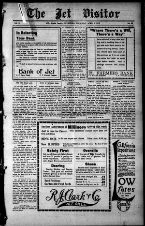 The Jet Visitor (Jet, Okla.), Vol. 11, No. 50, Ed. 1 Thursday, April 1, 1915
