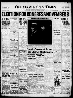 Oklahoma City Times (Oklahoma City, Okla.), Vol. 31, No. 145, Ed. 1 Thursday, September 25, 1919