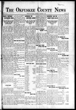 The Okfuskee County News (Okemah, Okla.), Vol. 12, No. 6, Ed. 1 Thursday, November 4, 1915