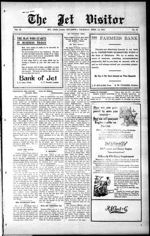The Jet Visitor (Jet, Okla.), Vol. 12, No. 52, Ed. 1 Thursday, April 13, 1916