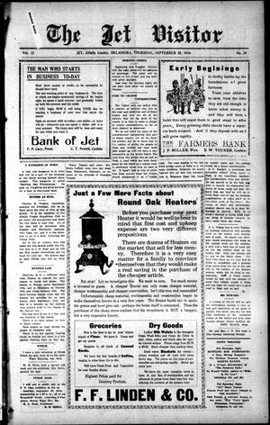 The Jet Visitor (Jet, Okla.), Vol. 13, No. 24, Ed. 1 Thursday, September 28, 1916